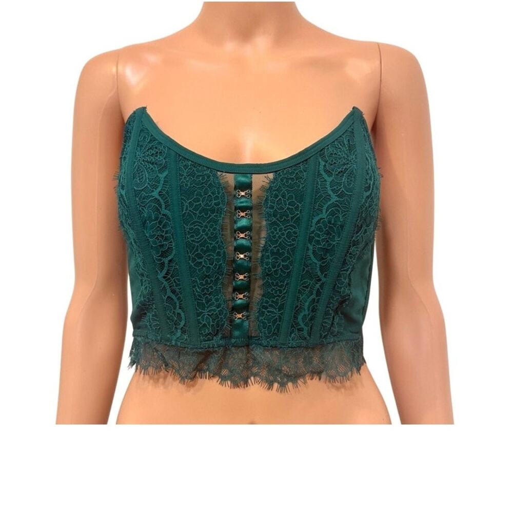 Victoria's Secret Dream Angels medium lace strapless corset top BC 3188